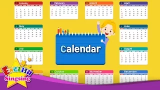 Kids vocabulary - Calendar - Months and Days - Learn English for kids - English educational video