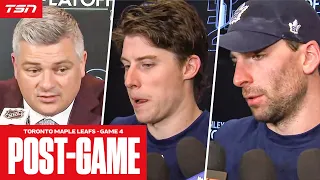 'We're not yelling at each other because we hate each other': Maple Leafs sound off on Game 4