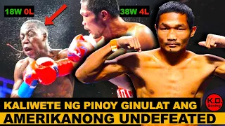 🥊MALA-MARTILYONG KAMAO NG PINOY NATIKMAN NG AMERIKANONG UNDEFEATED