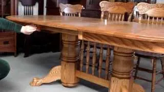 Double Pedestal Dining Table 2