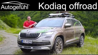 Skoda Kodiaq Scout FULL OFFROAD REVIEW 2019 @ Skoda Euro Trek - Autogefühl