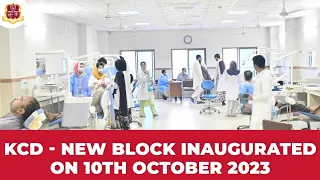 New Block Inauguration | Khyber College of Dentistry | 10th October 2023