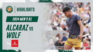 Alcaraz vs Wolf Round 1 Highlights | Roland-Garros 2024