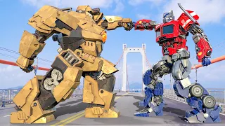 Transformers Tank #2024 - Optimus Prime vs Tank Great War | Paramount Pictures [HD]