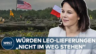 LEOPARD-LIEFERUNG: Wie Annalena Baerbock Kanzler Scholz offen brüskiert | WELT Thema