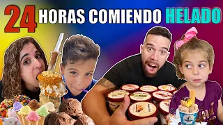 24 HORAS COMIENDO HELADO|4PLUSONE