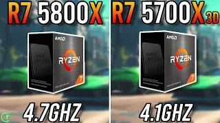R7 5800X vs R7 5700X3D | RTX 4070 - Any Difference?