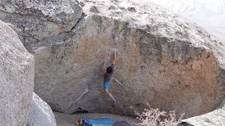 Bishop Bouldering: A Maze of Death (V12)