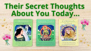 🙇🏻‍♂️WHAT ARE THEY SECRETLY THINKING ABOUT YOU? 😍PICK A CARD 🌹 LOVE TAROT READING 🌷 TWIN FLAMES