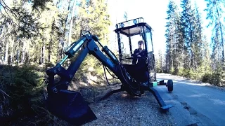 Towable backhoe Kellfri  - Operator Cabin project part 2 - 2 Shakedown