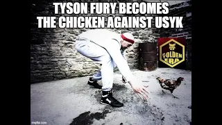 Tyson Fury officially chickens out against OIeksander Usyk! lol