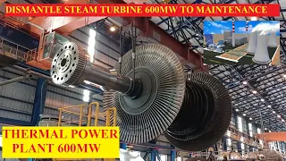 Thermal Power Plant:  Steam Turbine Dismantle to Maintenance, Repair & Overhaul