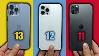 iPhone 13 Pro Max vs 12 Pro Max vs 11 Pro Max | La BRUTAL REALIDAD