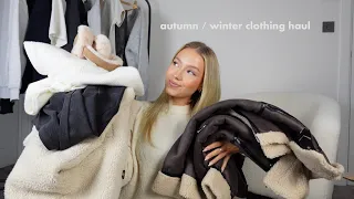 huge autumn winter clothing haul *try on*