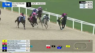 Gulfstream Park Carrera 1 - 14 de Octubre 2022