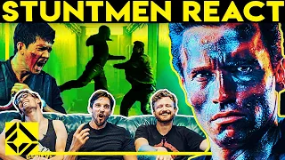 Stuntmen React to Bad & Great Hollywood Stunts 6