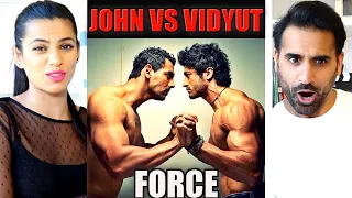 JOHN ABRAHAM VS VIDYUT JAMWAL - Shirtless Fight - FORCE REACTION!!