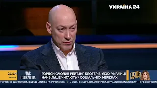 Гордон о своем лидерстве в рейтинге блогеров, о Дуде, Шарие и Христо Грозеве