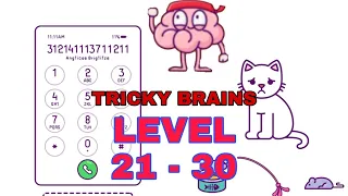 TRICKY BRAINS LVL 21-30 | TRICKY BRAINS LEVELS 21 TO 30 | TRICKY BRAINS | TRICKY GAMER