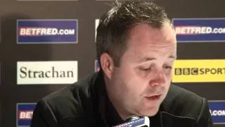 Higgins loses to Hendry at Betfred World Snooker Championships