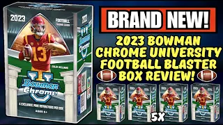 *2023 BOWMAN CHROME FOOTBALL BLASTER BOX REVIEW!🏈 ARE THESE 🚽 OR 🔥!?