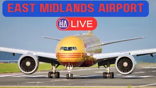 🔴 East Midlands Airport LIVESTREAM 🔴 CARGO Action up close #live #planespotting #ema #liveairport