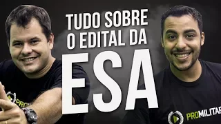 | LIVE | Tudo sobre o edital da ESA | Profs. Rodrigo Menezes e Romulo Bolivar
