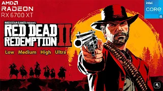 Red Dead Redemption 2 | Rx 6700XT + I5 11400 | 16GB RAM | 1080p | Low to Ultra Settings Tested