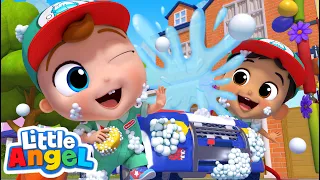 Welcome to My Carwash | Little Angel Kids Songs & Nursery Rhymes