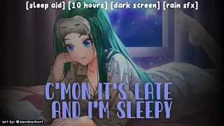 🎧 Girlfriend Welcomes You To Bed After A Long Day Of Work ❤️ [Sleep Aid] [10 hours] 【F4A】