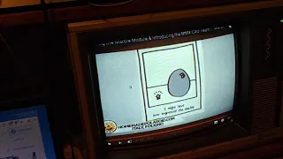 Wintergatan on my tube TV in the Kitchen, youtube mit umwandler auf einem alten Röhrenfernseher