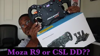 Moza R9 vs Fanatec CSL DD! Do you really need more than this?