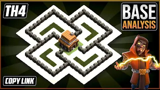 THE NEW BEST TH4 HYBRID/TROPHY[defense] Base 2022!! Town Hall 4 Hybrid Base Design - Clash of Clans