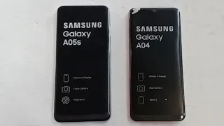 Samsung Galaxy A05s vs Samsung Galaxy A04 : speed test
