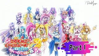 [1080p] Precure All Stars DX 3 Group Transformation [Part 1]