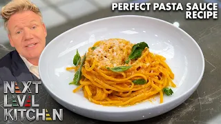 Gordon Ramsay Challenges a Next Level Chef Judge to Make Pasta Sauce...Quick!