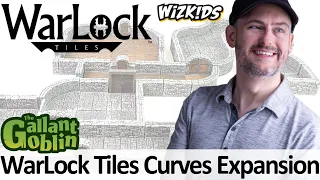 WarLock Tiles: Curves Expansions - WizKids 4D Settings Prepainted Minis Terrain
