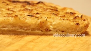 French Onion Tart recipe by videoculinary.com
