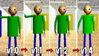 Baldi's Basics Evolution || All Versions From v1.0 to v1.4