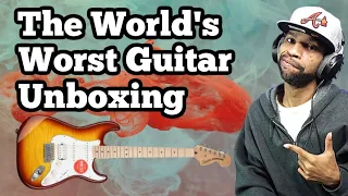 Squier Affinity Series Stratocaster Unboxing (The World's Worst Guitar Unboxing Video)