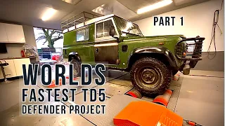 Worlds Fastest TD5 Defender Project - Part 1