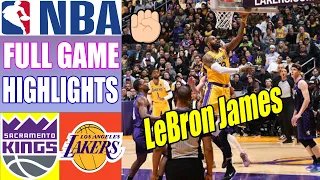 Sacramento Kings vs Los Angeles Lakers [FULL GAME] QTR | NBA Highlights 2024