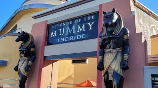 Revenge of the Mummy - FULL RIDE | Universal Studios Hollywood, April 2022