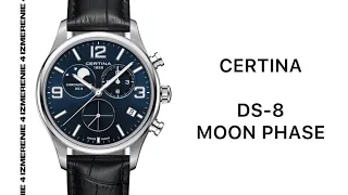 Обзор 4 Измерение Certina DS-8 Moon Phase C033.460.16.047.00