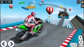 Extreme Motorbike  Impossible stunt🏍🏍|| Motorcycle #123-  Motorcross Best racing Android Gameplay