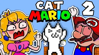 Mario Plays CAT MARIOOO PART 2!!! Ft. Princess Peach