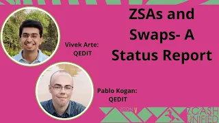 ZSAs and Swaps--A Status Report with Vivek Arte and Pablo Kogan - ZconV: Zcash Unified 2024 #Zcash