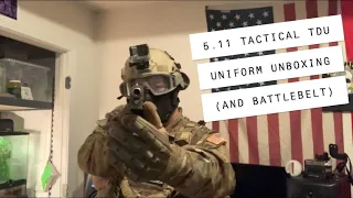 5.11 tactical TDU multicam and battle belt unboxing