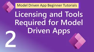 Licensing and Tools required for Power Apps Model-Driven Apps