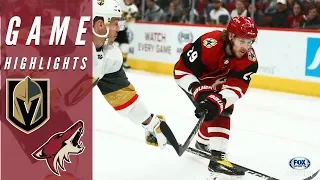 HIGHLIGHTS: Vegas Golden Knights 5, Arizona Coyotes 1